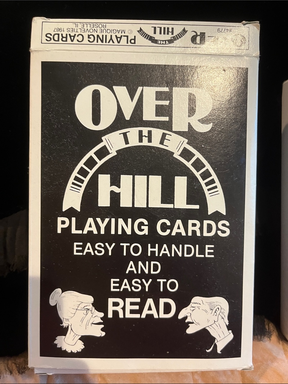 Over The Hill playing cards 5 x 7
